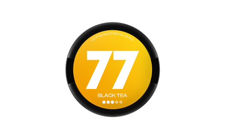 77 nikotīna maisiņi Black Tea