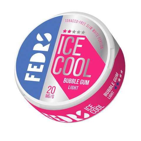 Fedrs Ice Cool Light Burbulis Gum